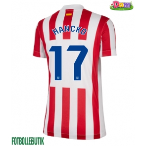 Atletico Madrid David Hancko #17 Hemmatröja Kvinnor 2025-26 Kortärmad
